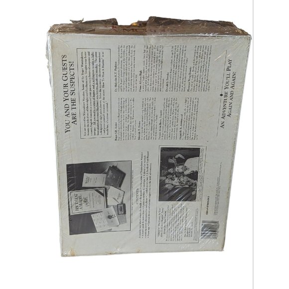 How to Host a Murder The Watersdown Affair 1986 New & Factory Sealed! - Picture 2 of 2